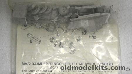Renown 1/76 MV/2 Daimler 'Dingo' Scout Car WWII plastic model kit